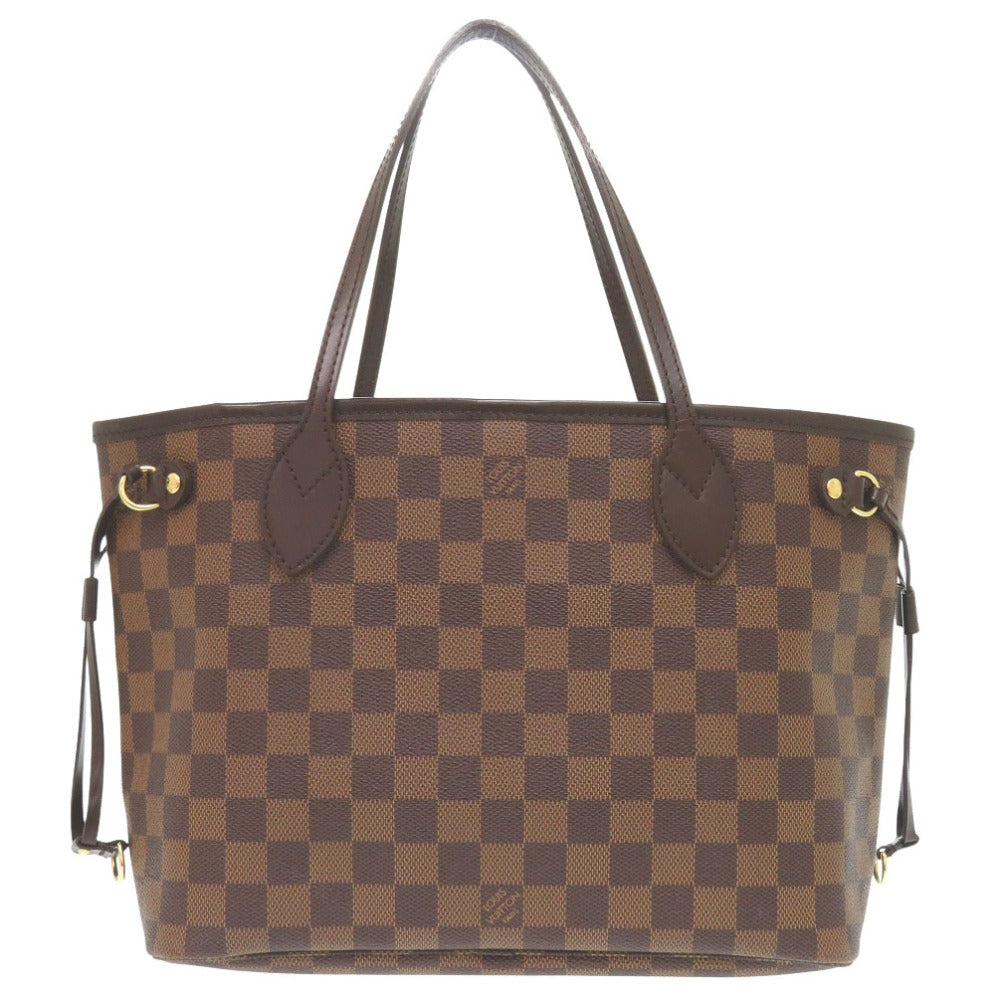 Louis Vuitton N51109 Damier Never full Canvas Brown Tote Bag 7F0371Iil6K8
