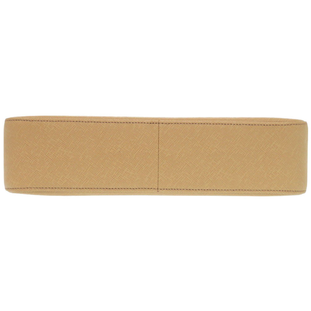 Burberry Shoulder Bag Women Leather Beige