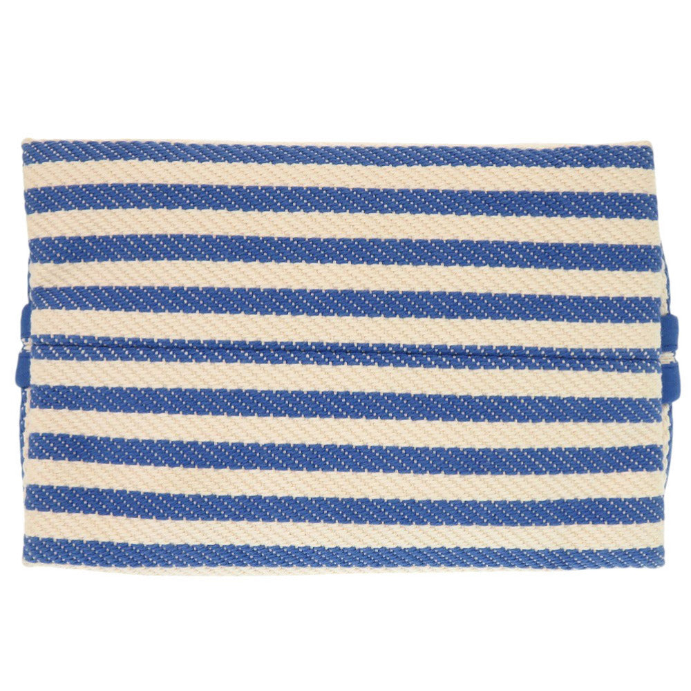 Pouch Cotton Ivory Stripe Women Handbag Travel Bag