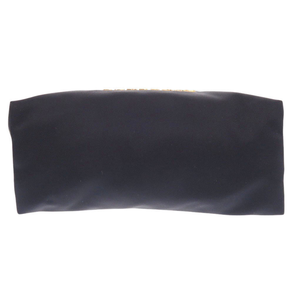 Burberry Pouch Cosmetics Pouch Women Handbag Nylon Navy Travel Bag
