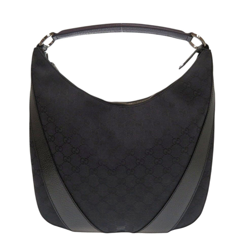 Gucci GG , One Leather Canvas Black Shoulder Bag