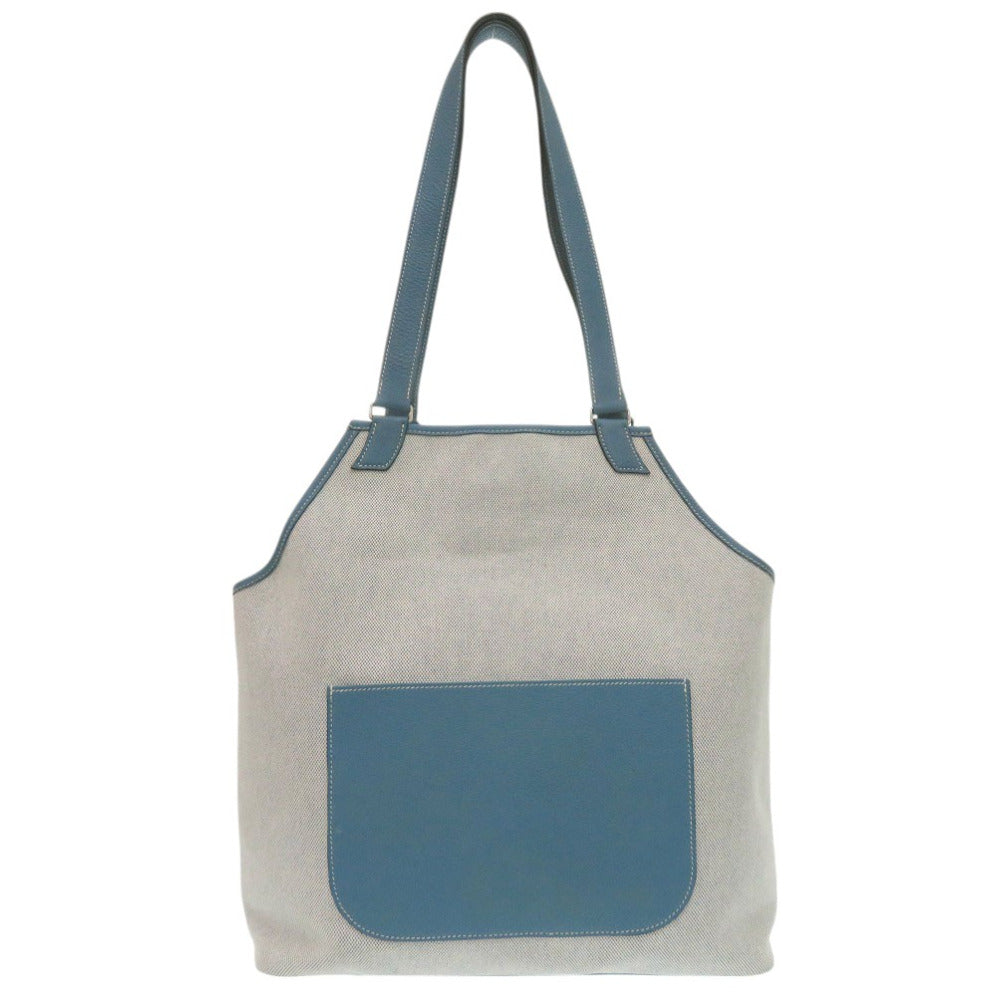Hermes Tote Bag Tower Ash Gene Jardinie Women Blue