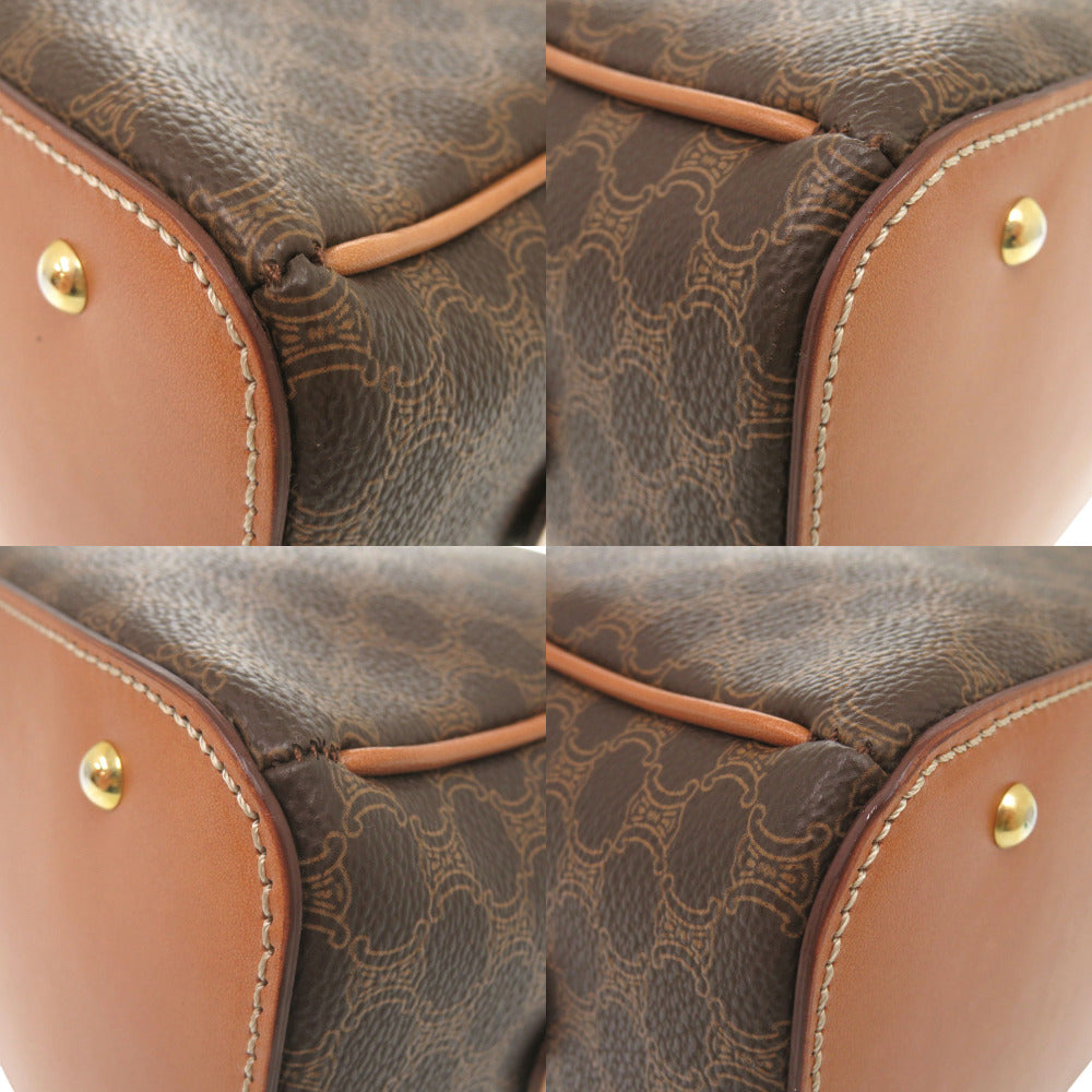 Pvc, Macadam Women Leather Brown Travel Bag