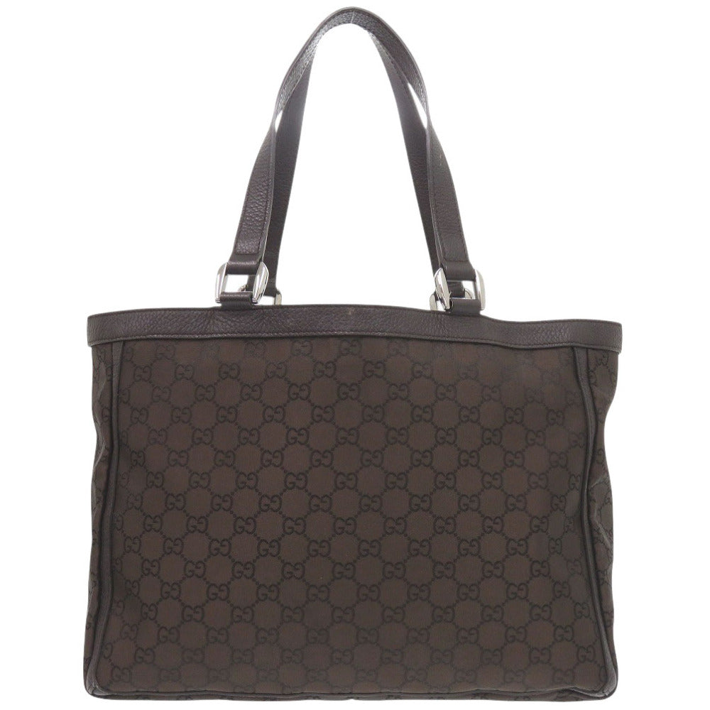 Gucci Abbey Nylon Brown Tote Bag