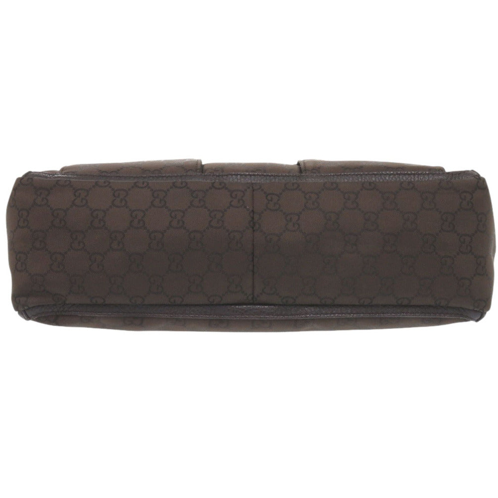 Gucci Abbey Nylon Brown Tote Bag