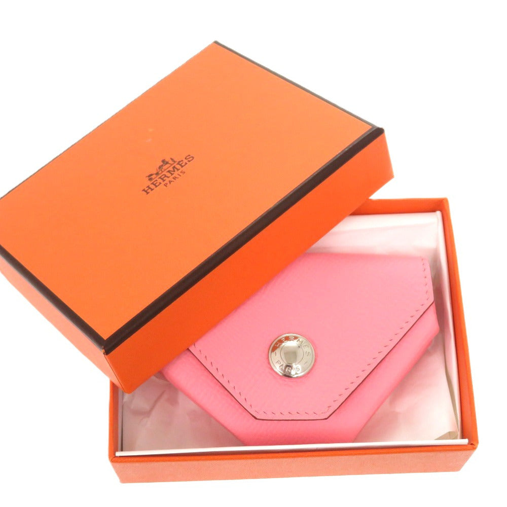 Coin Case Epsom Rose Confetti Revan Cattle Travel Bag