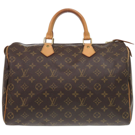 Louis Vuitton M41524 Speedy 35 Monogram Canvas Brown Handbag