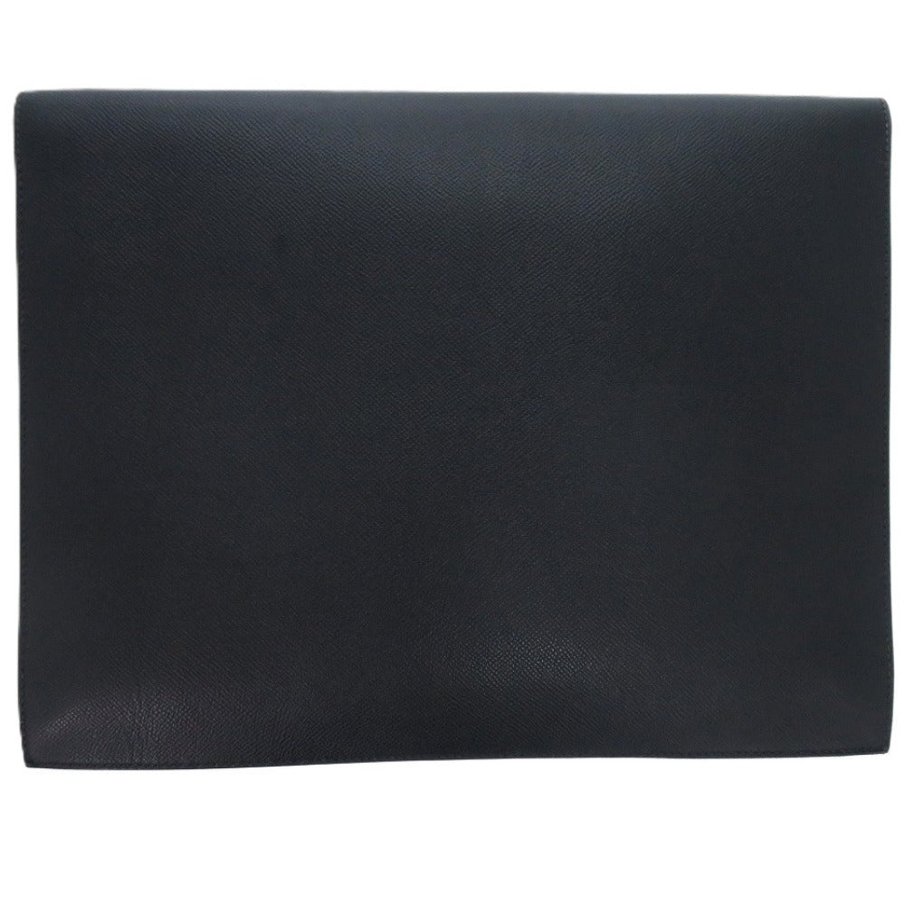 Hermes Clutch Bag Courchevel Sac Adepeche Navy