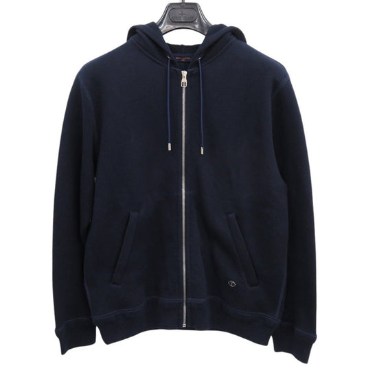 Louis Vuitton Other Duru Zip Up Hoodie Nylon Cotton Blue Apparel
