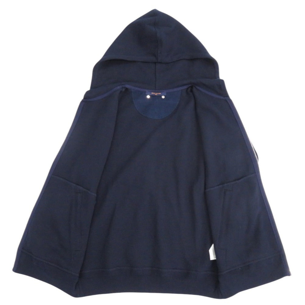 Louis Vuitton Other Duru Zip Up Hoodie Nylon Cotton Blue Apparel