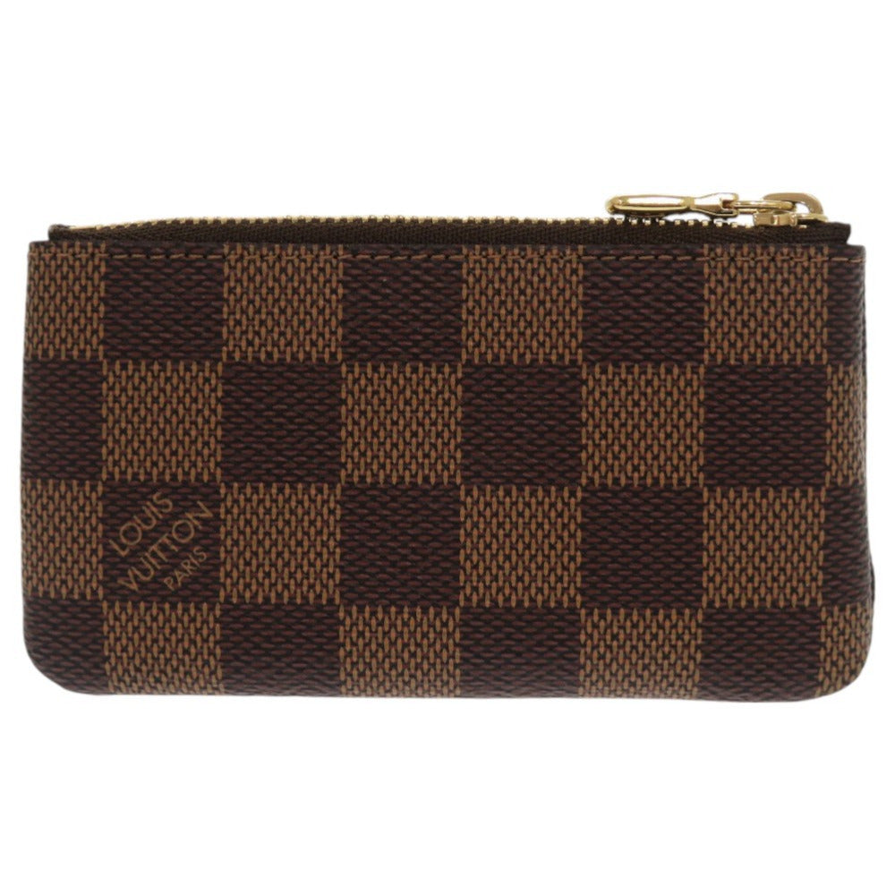 Louis Vuitton Coin N62658 Damier Pochette Canvas Brown Clutch Bag