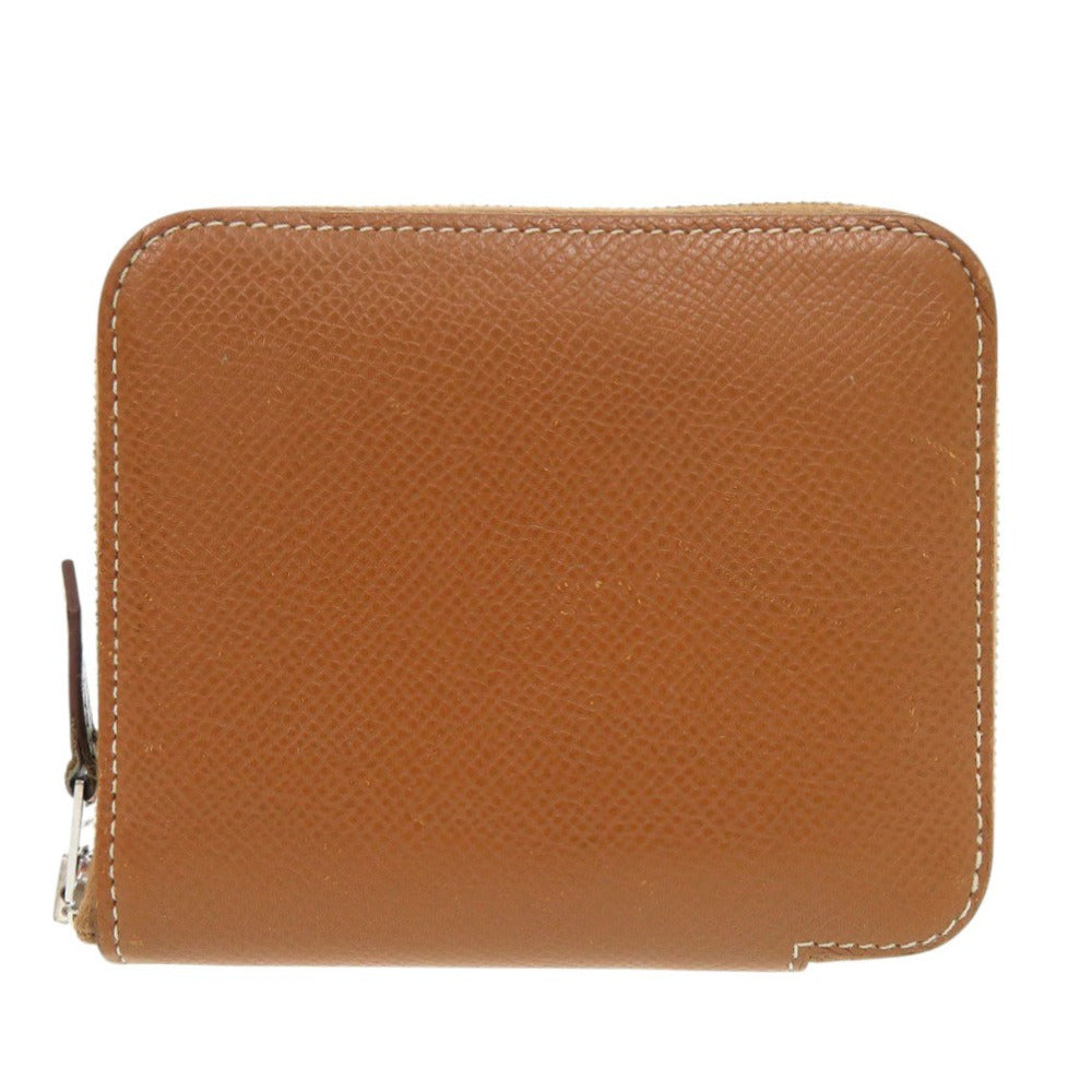 Coin Case Epsom Azap Silk In Compact Gold Travel Bag