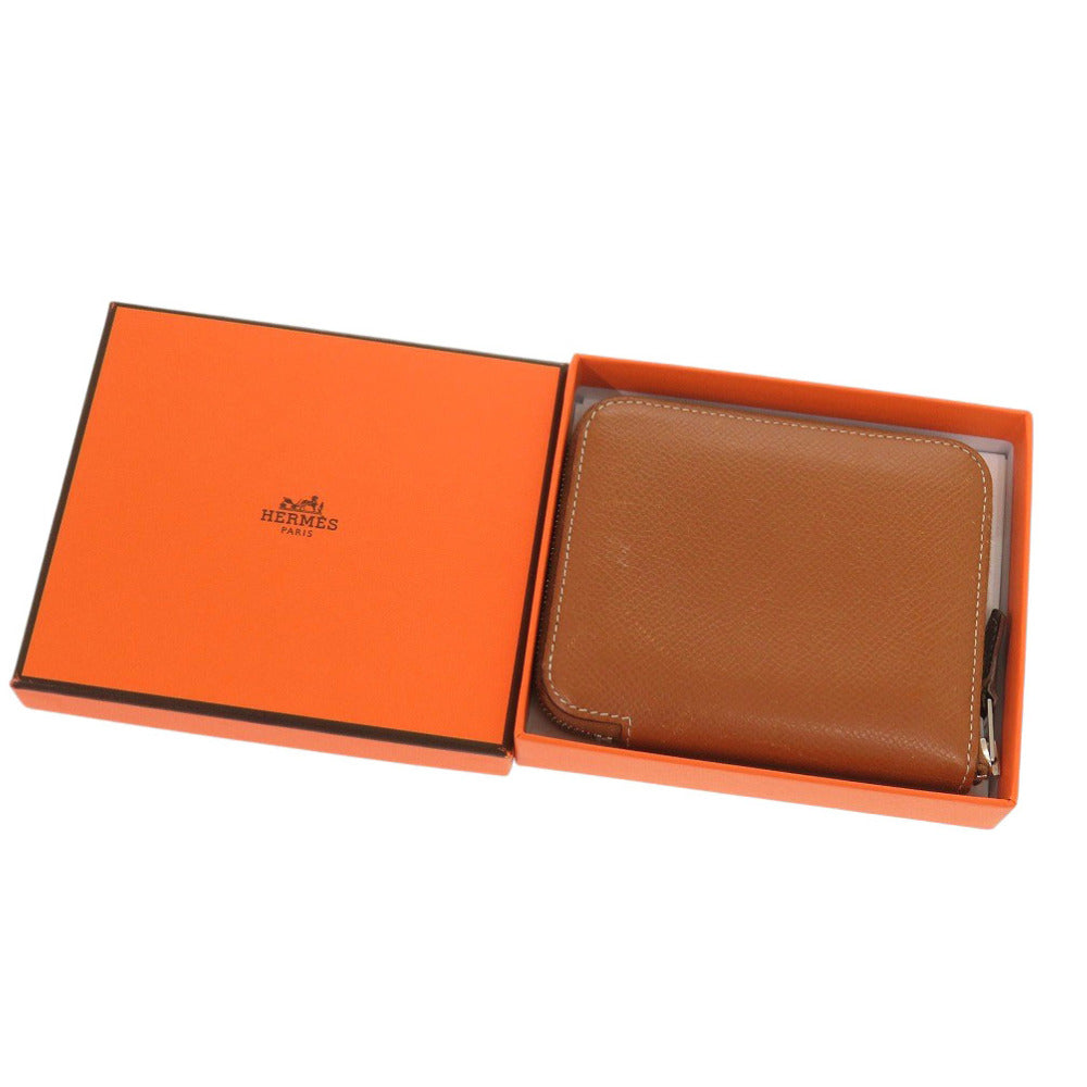 Coin Case Epsom Azap Silk In Compact Gold Travel Bag