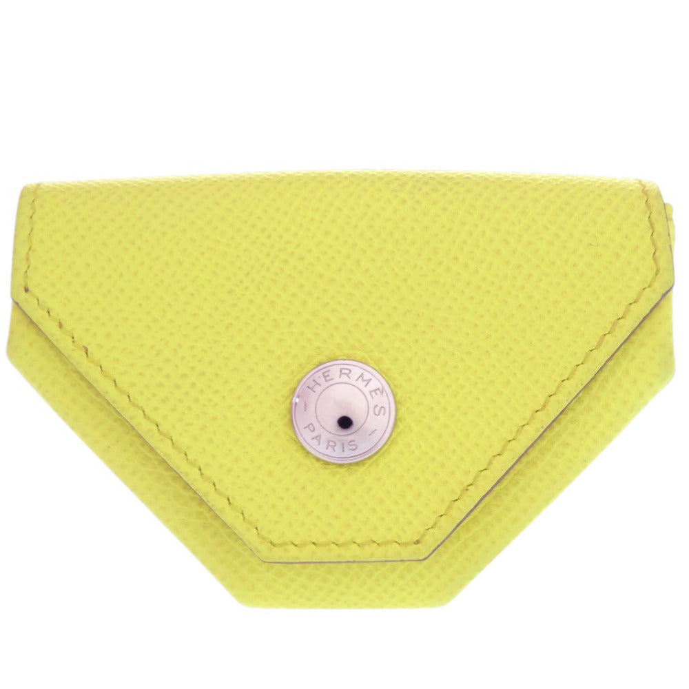 Coin Case Epsom Lime Revan Cattle Handbag Travel Bag
