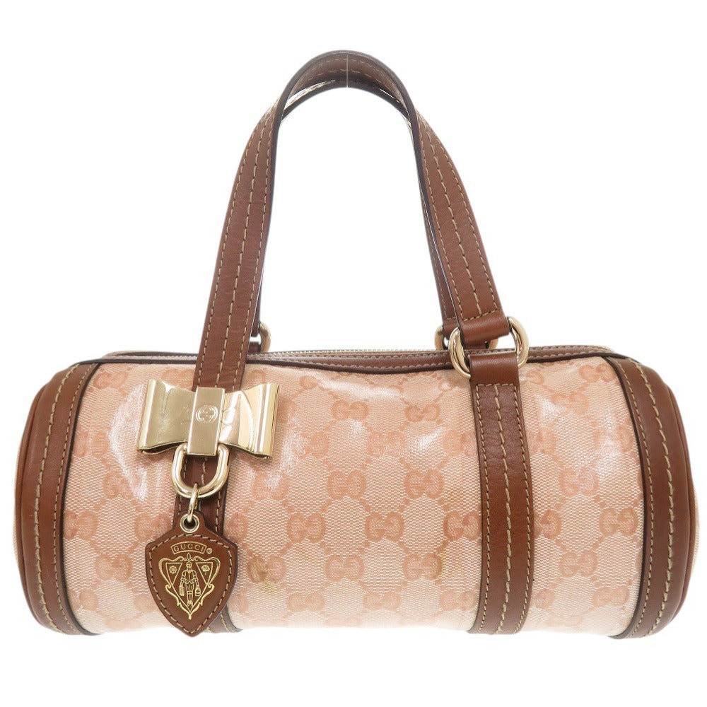 Gucci Crystal GG Duchessa Beige Pink Handbag