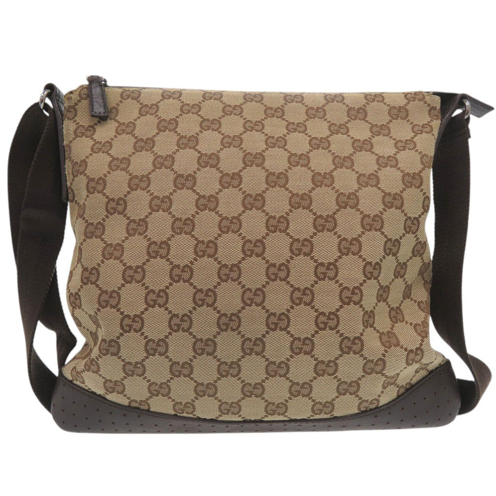 Gucci GG Sacoche GG pattern all-over Canvas Brown Crossbody Bag