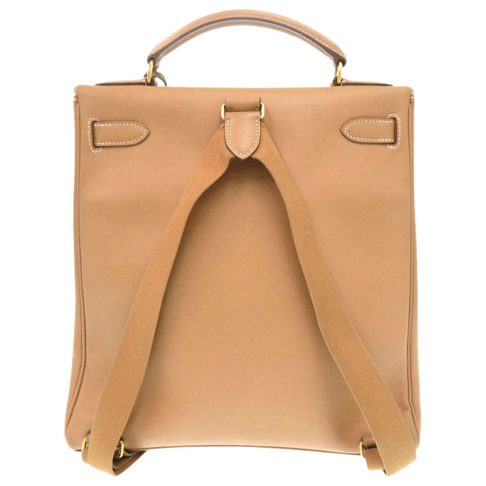Hermes Backpack Courchevel Natural Gm