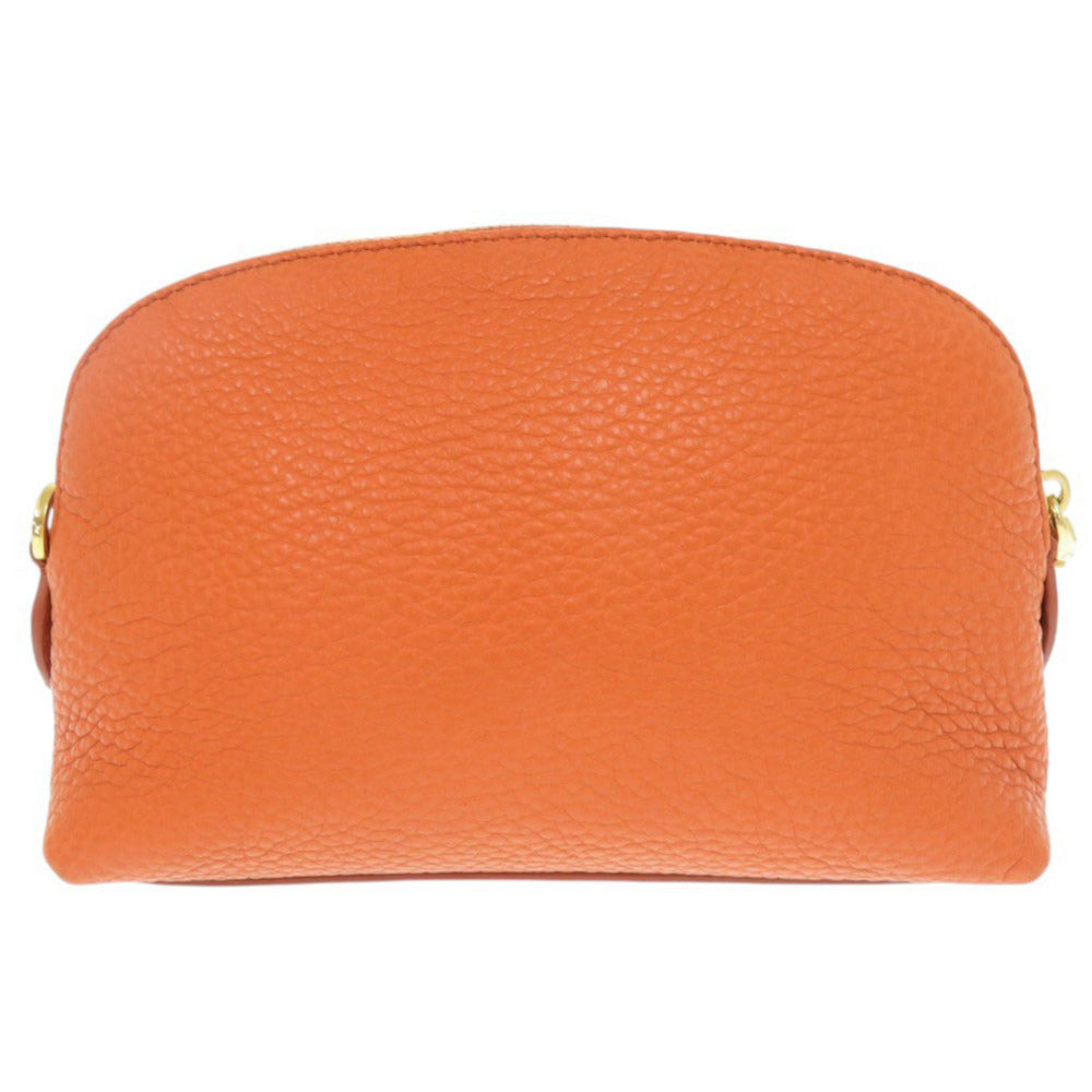 Pouch Orange Handbag Leather Travel Bag