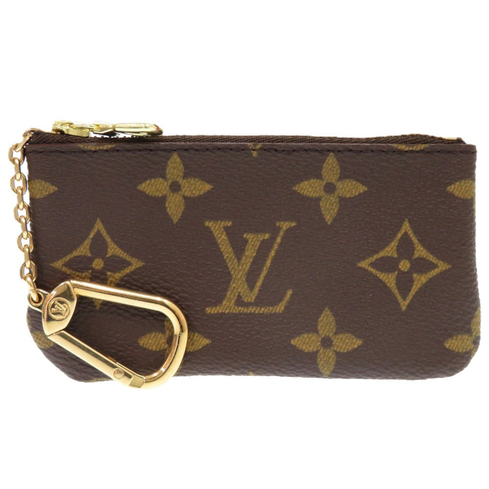 Louis Vuitton Coin M62650 Pochette Cre Monogram Canvas Brown Clutch Bag