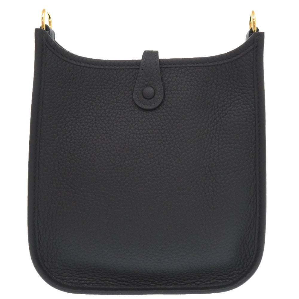 Hermes Shoulder Bag Taurillon Clemence Evelyn Tpm Amazone Short Black