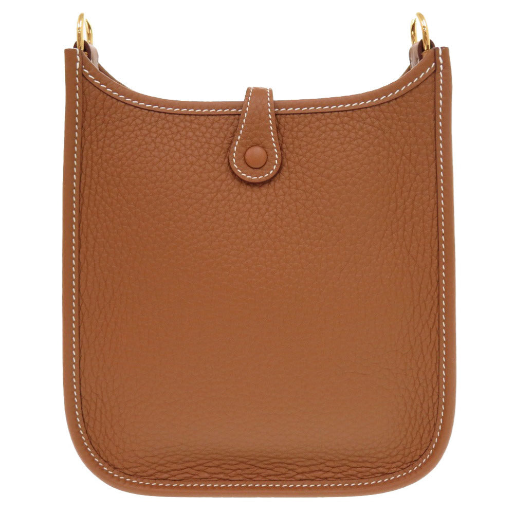 Hermes Shoulder Bag Taurillon Clemence Evelyn Tpm Amazone Gold 7G1518Egg6Z
