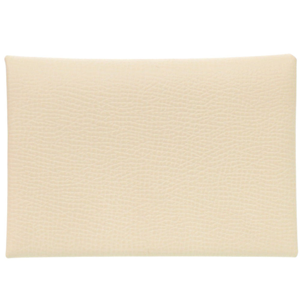 Coin Case Epsom Calvi Duo Handbag White Travel Bag