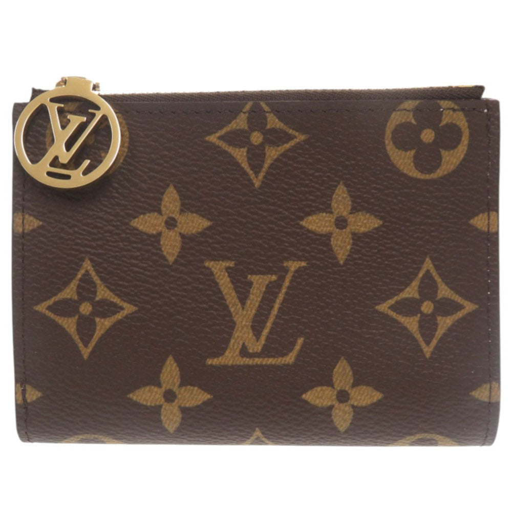 Louis Vuitton Bifold M82415 Portefeuille Lisa Monogram Canvas Brown Wallet Case