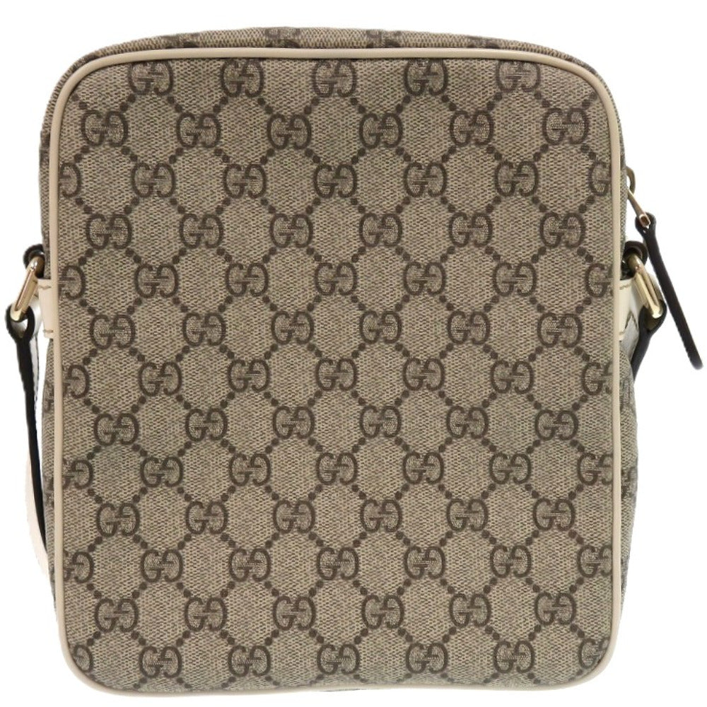 Gucci GG Supreme , PVC Canvas Brown Shoulder Bag