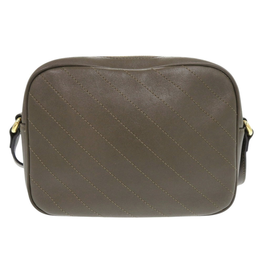 Gucci Blondy Leather Brown Shoulder Bag