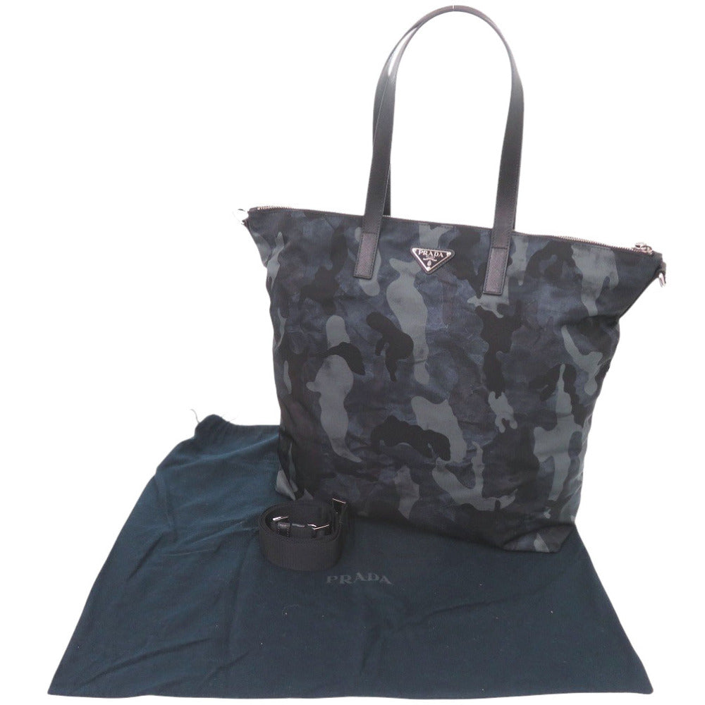 Tote Bag Navy Nylon