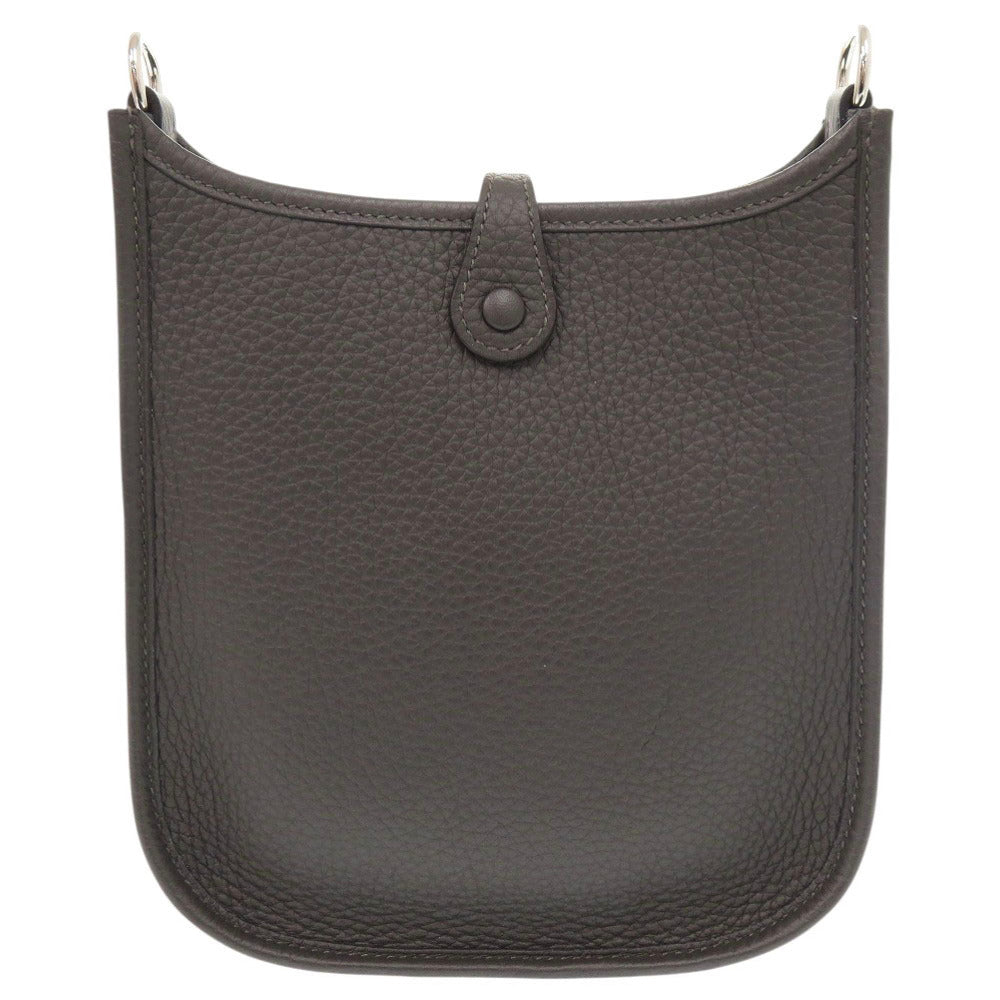 Hermes Shoulder Bag Taurillon Clemence Dark Bronze Evelyn Tpm