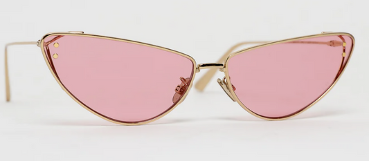 Dior Handbag Miss B1U Cat-Eye Sunglasses – Powder & Pink Gold