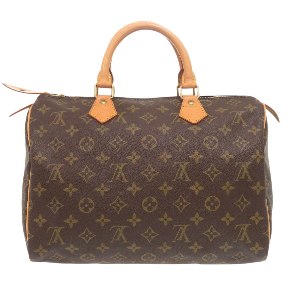 Louis Vuitton M41526 Speedy 30 Monogram Canvas Brown Handbag 4