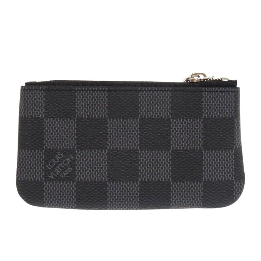 Louis Vuitton Coin N60155 Damier Grafitto Damier Canvas Black Clutch Bag 7X0979Ee5R15