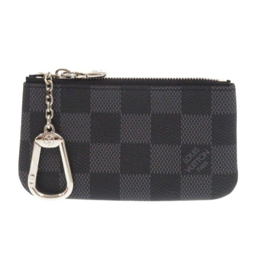 Louis Vuitton Coin N60155 Damier Grafitto Damier Canvas Black Clutch Bag 7X0980Ee5R15
