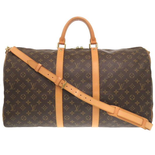 Louis Vuitton Boston Duffel M41414 Keepall bandouliere55 Monogram Canvas Brown Travel Bag 7X1242Ie6A15