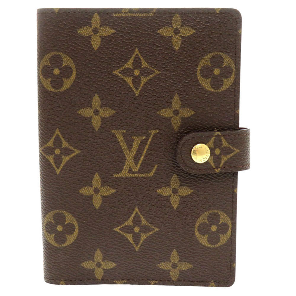 Louis Vuitton Notebook cover R20005 Agenda PM Monogram Canvas Brown Handbag 7X1307Ia5M15