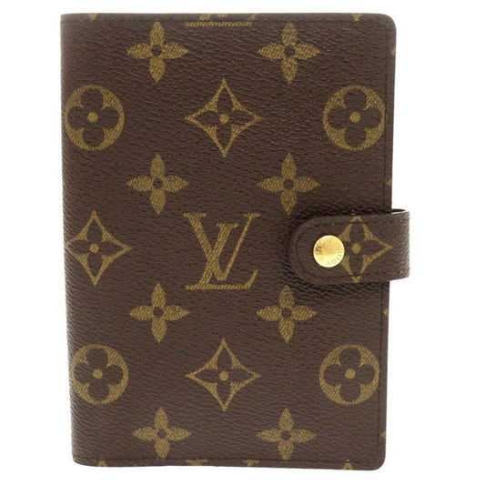 Louis Vuitton Notebook cover R20005 Agenda PM Monogram Canvas Brown Handbag 7X1307Ia5M15