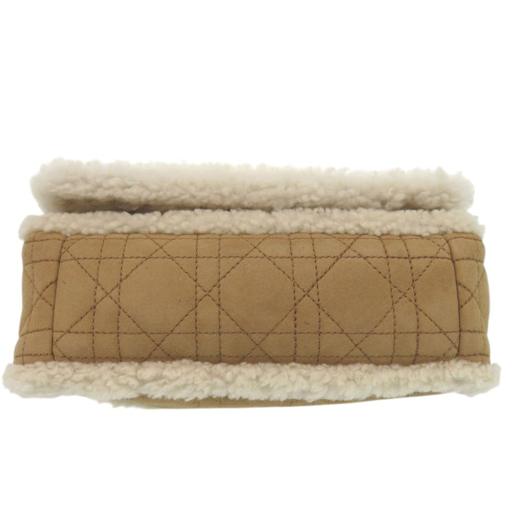 Dior Christian Shoulder Bag Sheepskin Camel Crossbody Chainshoulder Crossbody Bag