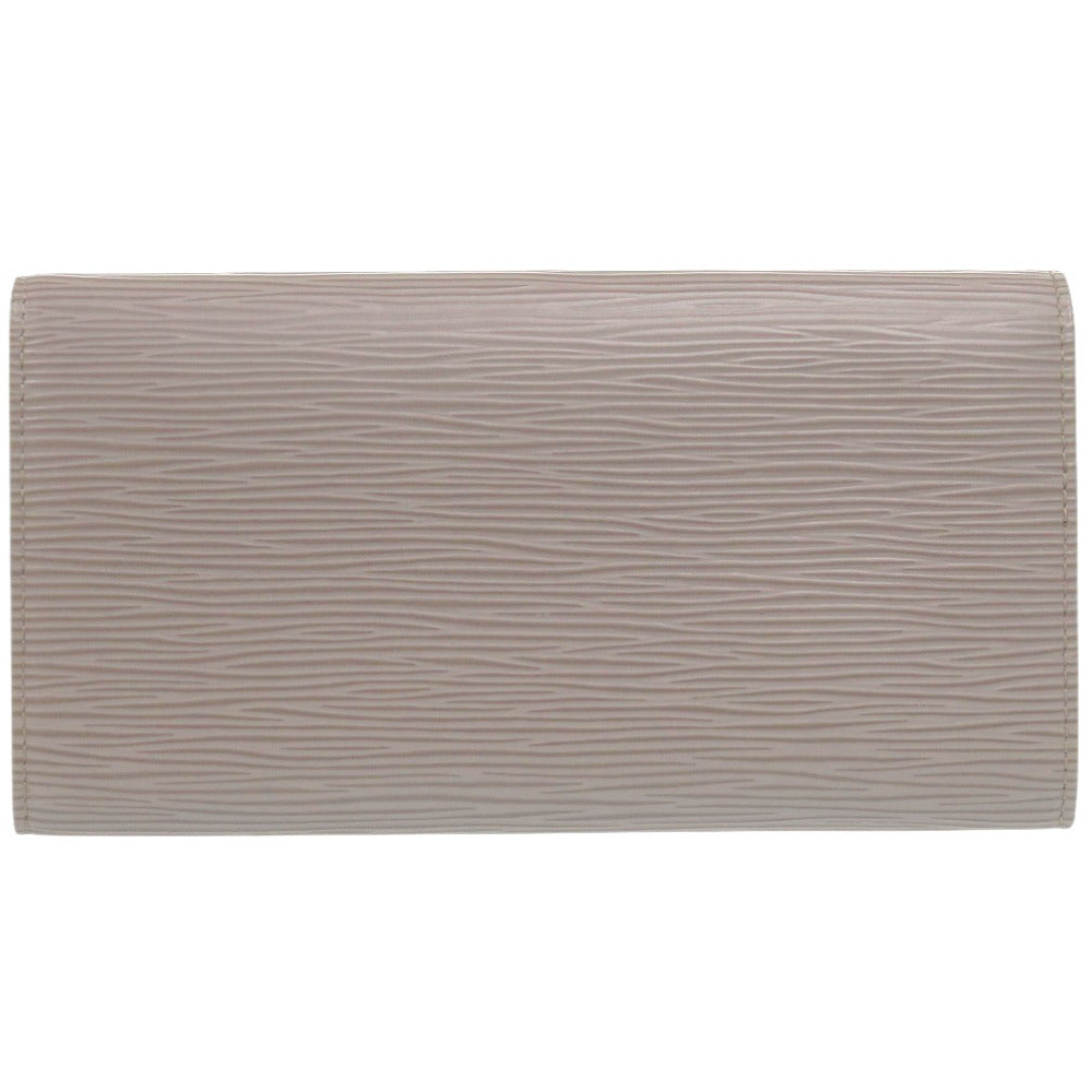 Louis Vuitton Long Purse M63592 Epi Leather Gray Wallet Case