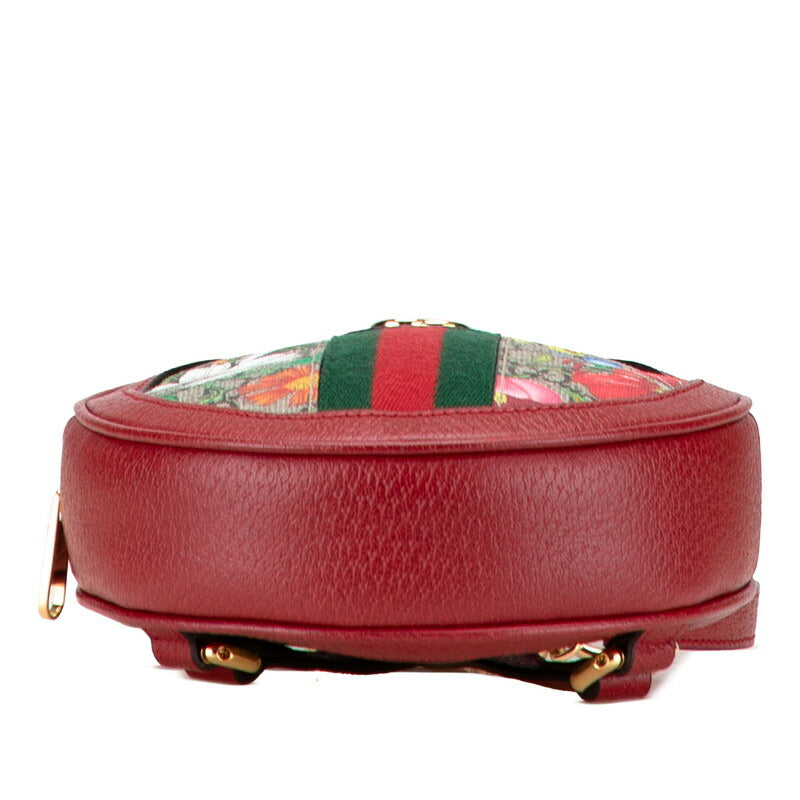 Gucci Flora Ophidia Pvc Backpack Leather