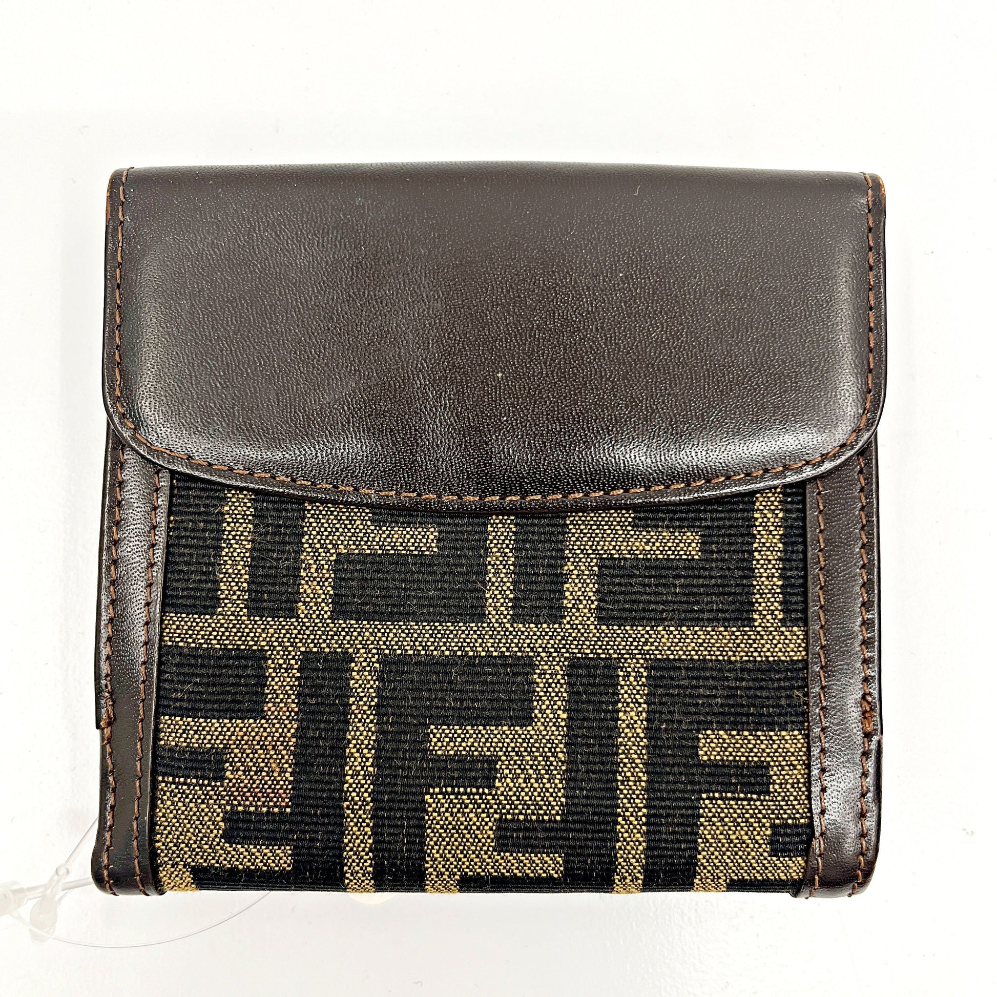 Fendi Handbag Bags Zucca Wallet Purse fe9910bf Brown