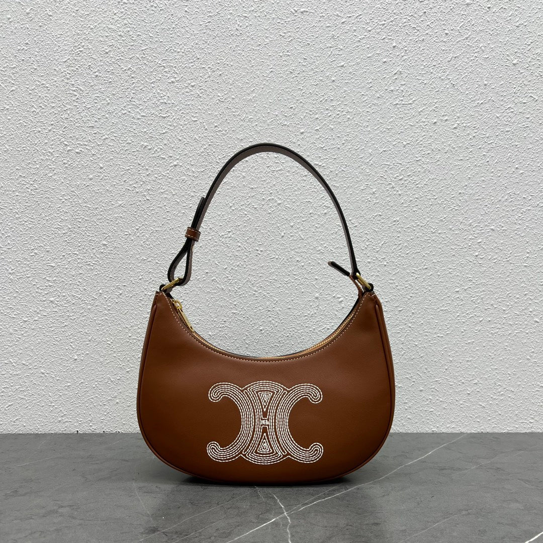 Top Quality Ava Bag With Triomphe Embroidery Tan Travel Bag 193953Efs04Lu 9038