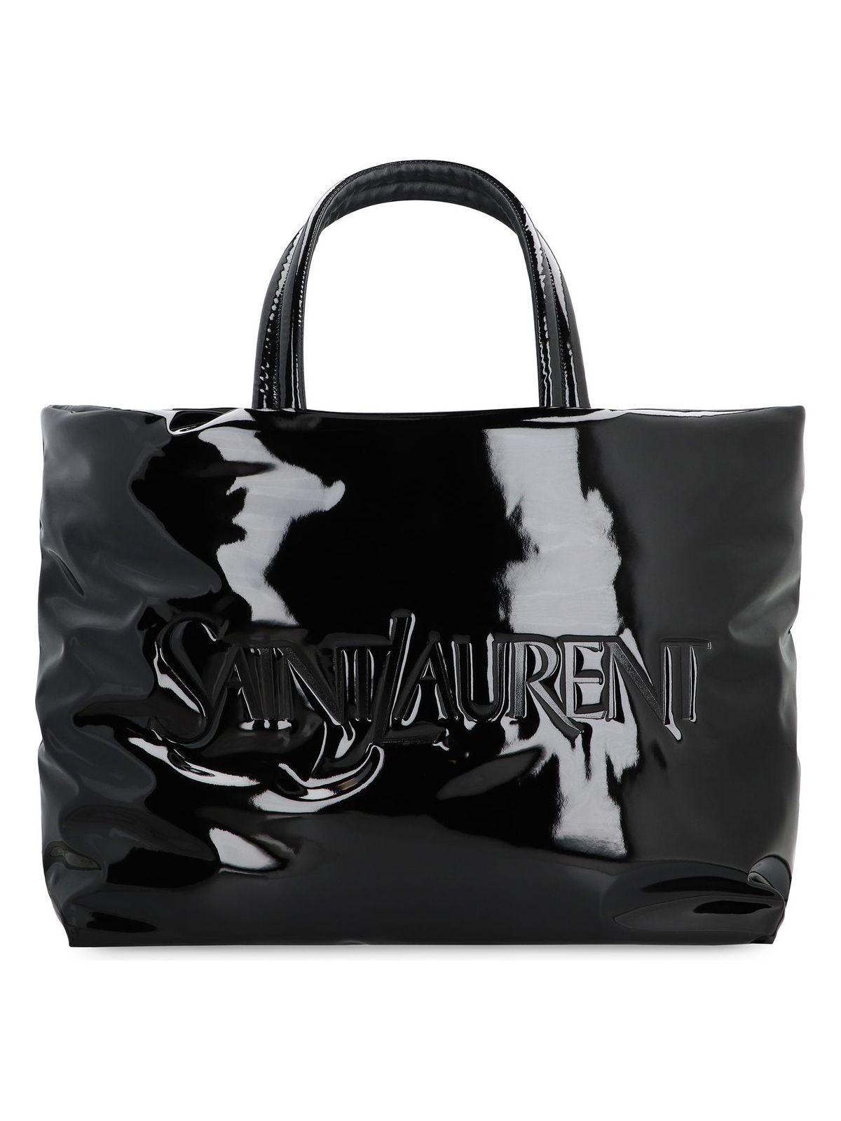 YSL Saint Laurent Saint Laurent Trending Men Padded Maxi Tote Nylon Black Tote Bag