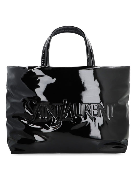 YSL Saint Laurent Saint Laurent Trending Men Padded Maxi Tote Nylon Black Tote Bag