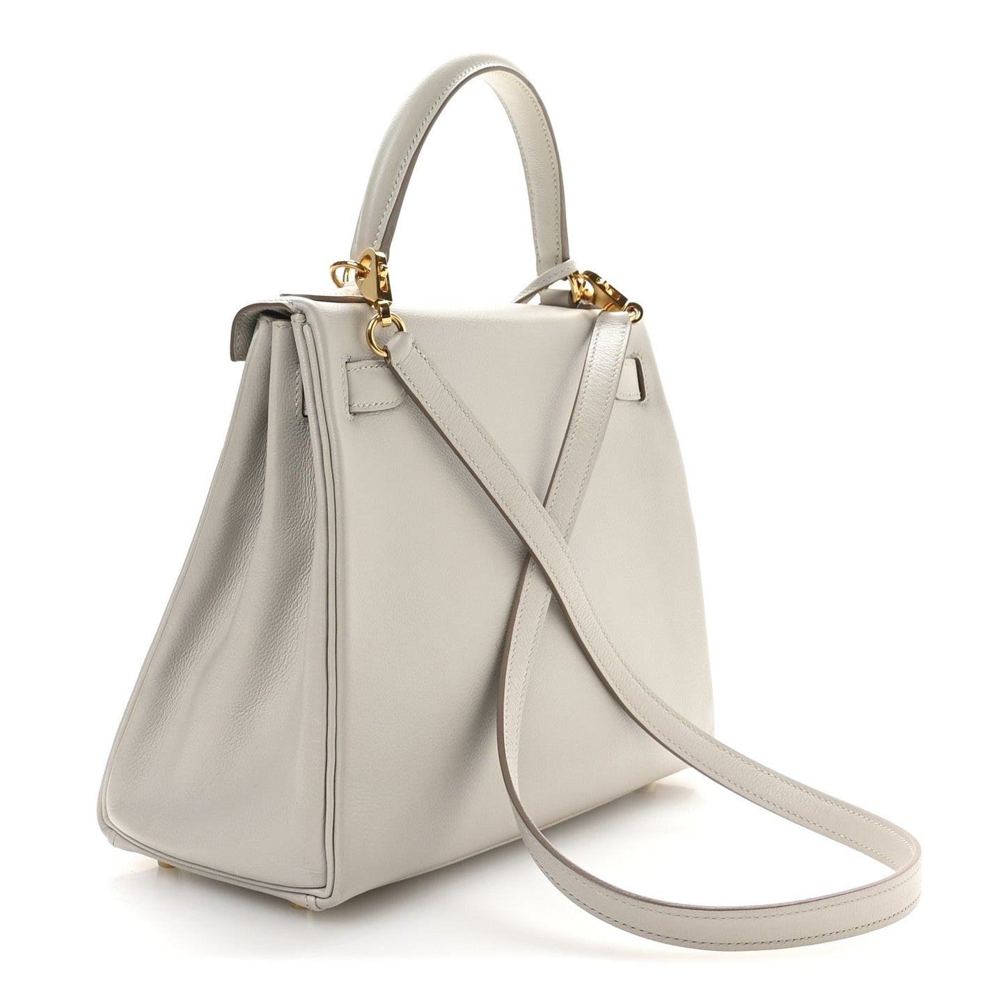Hermes Evercolor Kelly Retourne Beton Handbag Travel Bag