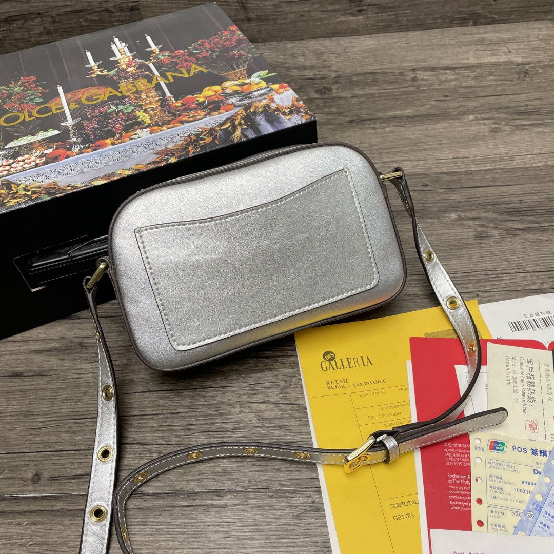 35 Silver 75In19Cm Crossbody Bag