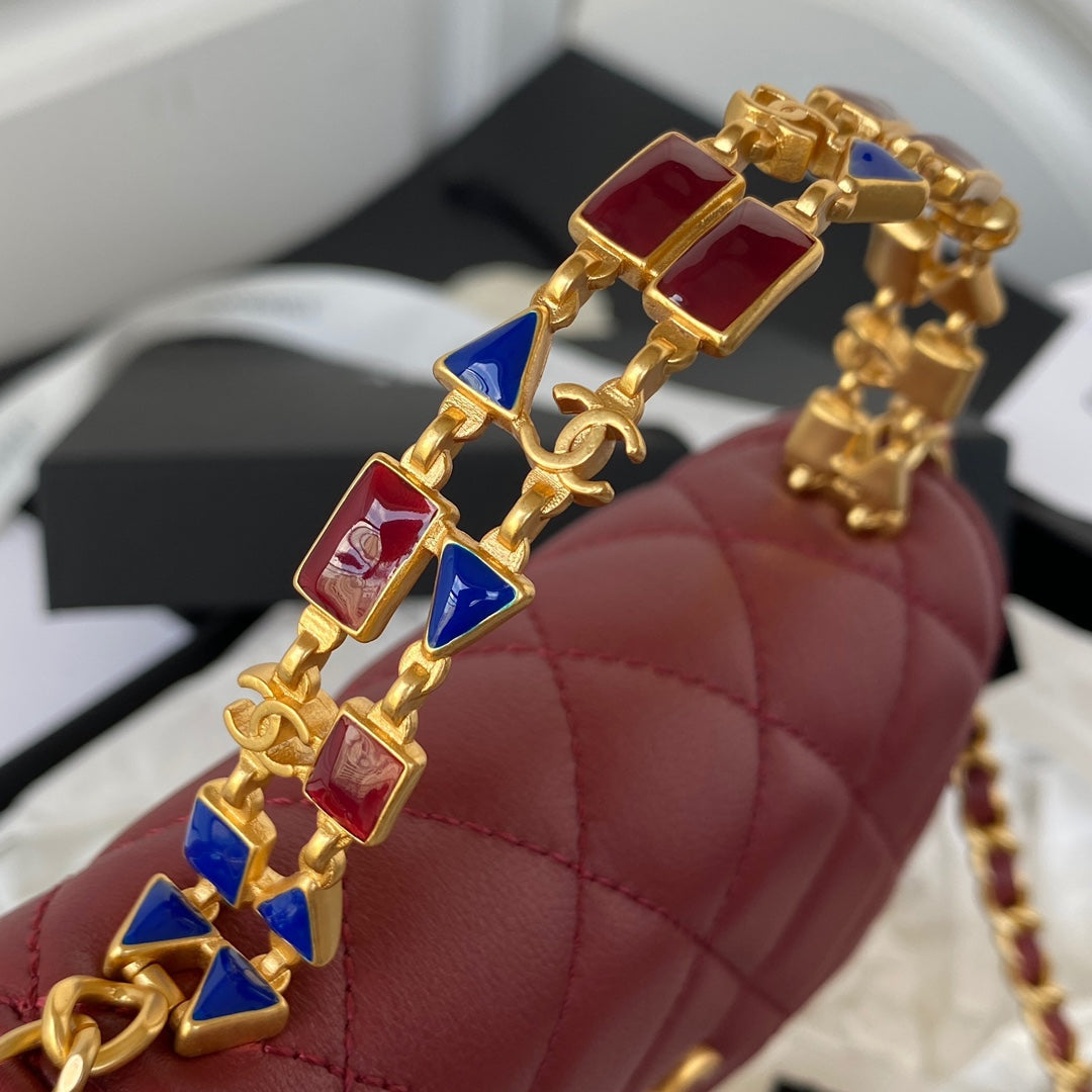 CHL Hardware , ’s , Red Gold Chain Shoulder Bag