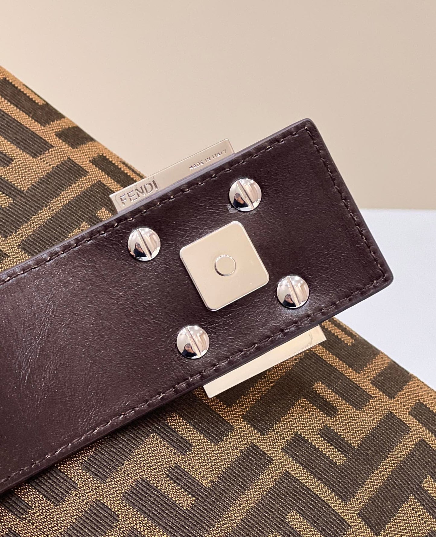 Fi Baguette Tote For Woman Brown Tote Bag