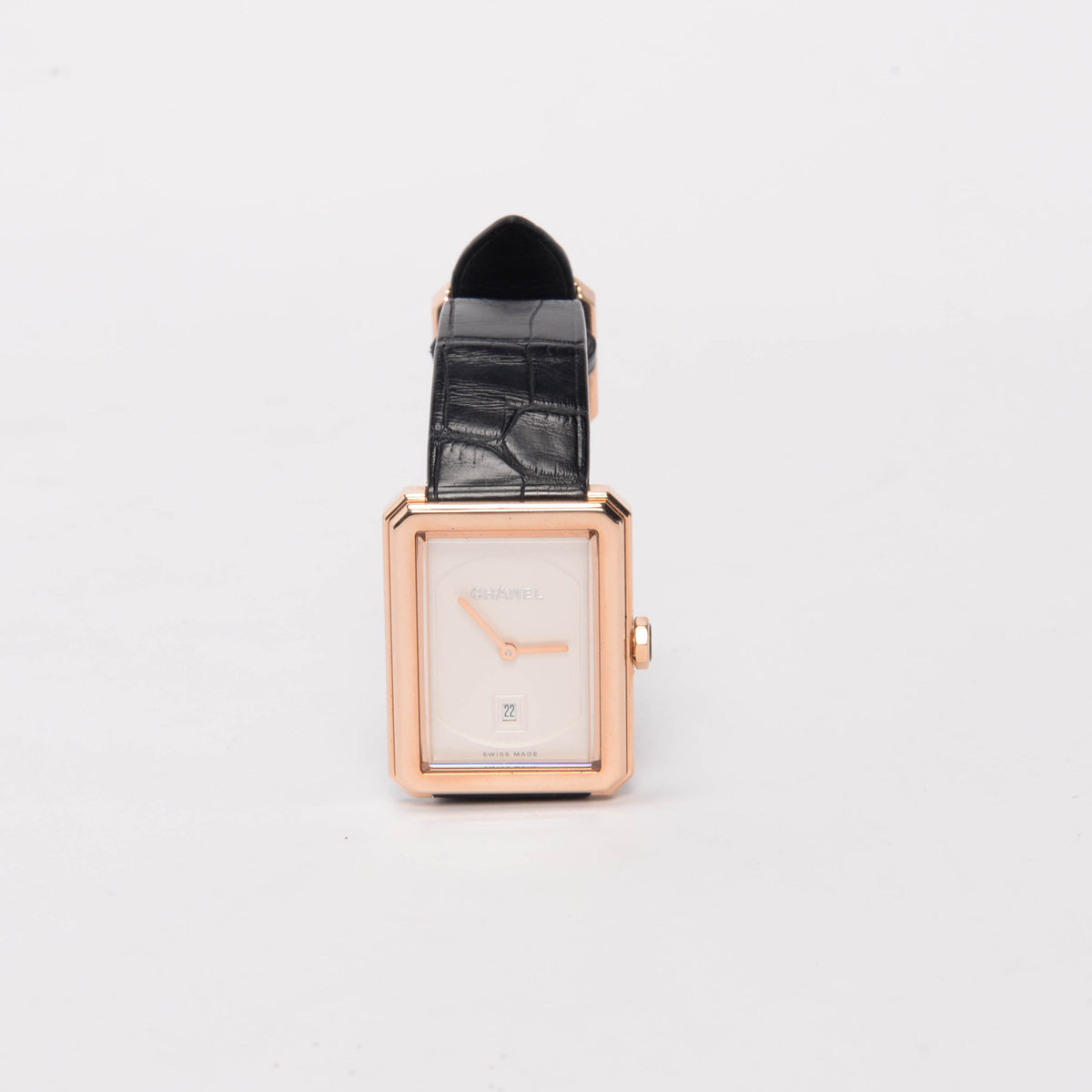Chanel Beige Gold Medium Boy.Friend Watch